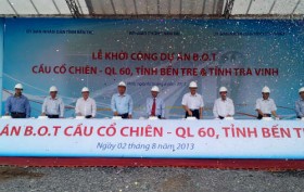 Xây dựng Cầu Cổ Chiên trị giá 2.308 tỷ đồng