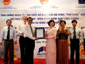 EU trao Chứng nhận bảo hộ Nước mắm Phú Quốc
