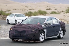 Hyundai Sonata 2015 "lộ dáng" trên đường thử
