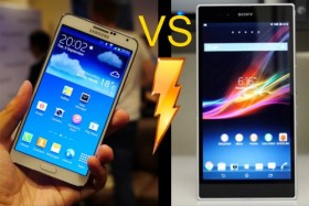 Samsung Galaxy Note 3 "đọ sừng" với Sony Xperia Z1