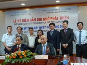 Sembcorp (Singapore) phát triển Dự án BOT Nhiệt điện Dung Quất