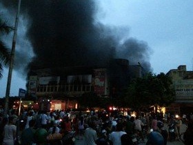 Trung tâm Thương mại Hải Dương biến thành hỏa lò