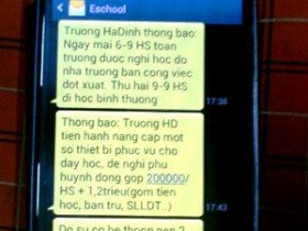 Vụ tin nhắn "lừa" phụ huynh: Phá vì không trúng thầu