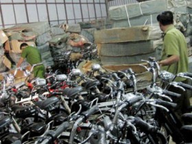 Xe đạp điện nhập lậu dán mác thương hiệu nổi tiếng