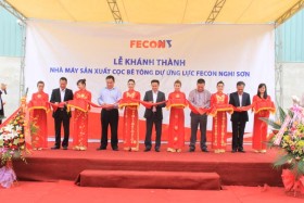 FECON đưa nhà máy sản xuất cọc bê tông thứ 2 vào hoạt động