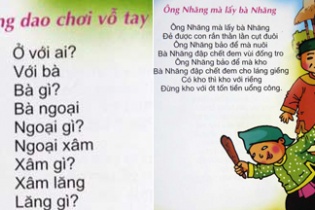 Thu hồi sách đồng dao cho trẻ mầm non phản cảm