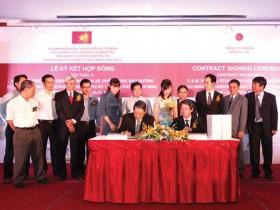 Hitachi xoay thước ngắm vào dự án cơ sở hạ tầng