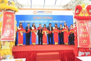 Khai trương LienVietPostBank - Chi nhánh Lào Cai