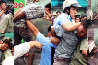 Buộc thôi việc 2 cán bộ hành hung người bán hàng rong