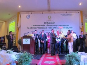 Ra mắt Câu lạc bộ doanh nhân Tiền Giang tại TP.HCM