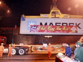 Cảng Hải Phòng đón mã hàng đầu tiên năm 2014