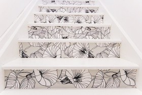 Làm đẹp những bậc cầu thang đón Tết