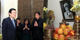 Chủ tịch nước dâng hương tưởng nhớ Đại tướng Võ Nguyên Giáp