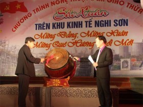 Sắc xuân trên KKT Nghi Sơn