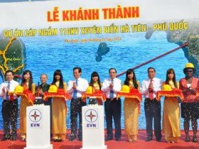 Khánh thành cáp ngầm đưa điện lưới đất liền ra Phú Quốc
