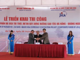 Thi công gói thầu số 1 đường cao tốc Đà Nẵng - Quảng Ngãi