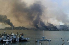 Nam - Bắc Triều Tiên đấu pháo trên biển