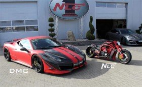 Chiêm ngưỡng cặp "song sinh" siêu xe, siêu môtô độ