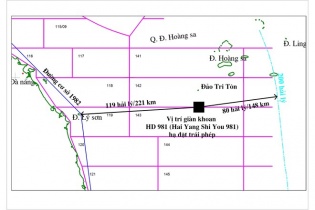 Giàn khoan trái phép của Trung Quốc đặt ở vị trí nào?