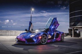 "Dải thiên hà di động" Lamborghini Aventador
