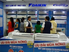 Siêu thị kích cầu tiêu thụ sản phẩm chống nóng
