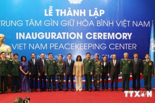 Thành lập Trung tâm gìn giữ hòa bình Việt Nam