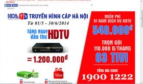 Ngã ngửa vì quảng cáo "lập lờ" truyền hình HD