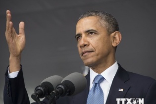 Tổng thống Mỹ Obama thăm châu Âu hối thúc gây áp lực với Nga