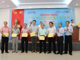 113 DN Bình Dương nhận tiền bồi thường bảo hiểm