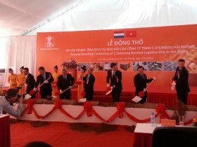 Doanh nghiệp Hà Lan động thổ trung tâm dịch vụ kho bãi tại Hải Phòng