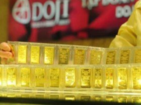 Vàng giảm xuống sát 36,8 triệu đồng/lượng