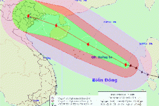 Tin mới nhất về siêu bão Rammasun: Bão rất mạnh, tiến vào ven biển Thái Bình, Quảng Ninh