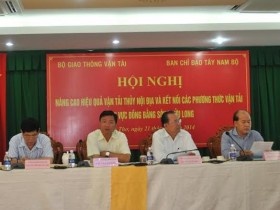 Bộ trưởng Thăng khuyến khích đầu tư vận tải thủy ở ĐBSCL