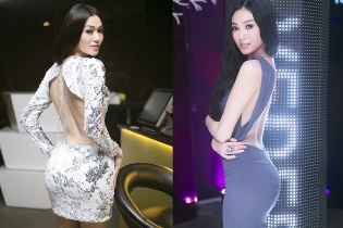 Khánh My khoe dáng thắt đáy lưng ong