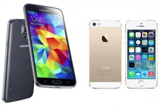 Galaxy S5 vẫn chưa sánh ngang được với iPhone 5S