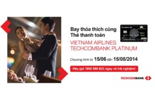 Bay thỏa thích cùng Vietnam Airlines Techcombank Platinum