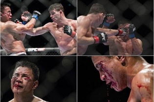Fan võ thuật choáng váng video Cung Lê võ sĩ gốc Việt bị hạ knock-out đau đớn