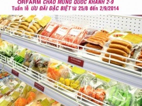 ORFARM khuyến mãi lớn nhân dịp Quốc Khánh 2/9
