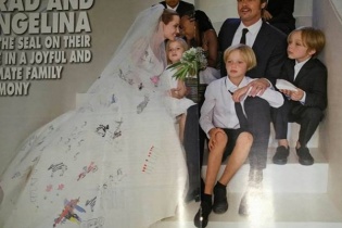 Ngắm bộ ảnh cưới hạnh phúc của Angelina Jolie – Brad Pitt