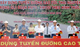 Thủ tướng khởi công cao tốc Thái Nguyên - Bắc Kạn