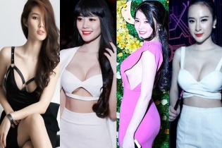 4 nữ hoàng sexy đến nghẹt thở của showbiz Việt