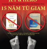Chất độc trong thuốc lá JET và HERO nhập lậu cao bất thường