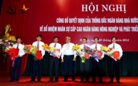 Thống đốc NHNN tiếp tục thay lãnh đạo Agribank