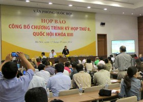 Kỳ họp thứ 8 họp 33 ngày, dự kiến thông qua 18 luật