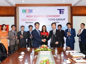 CEO Group bắt tay hợp tác với Toyo Group Nhật Bản