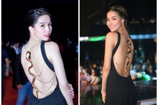 Diện chung váy Trương Ngọc Ánh "hot" không kém Ngọc Trinh