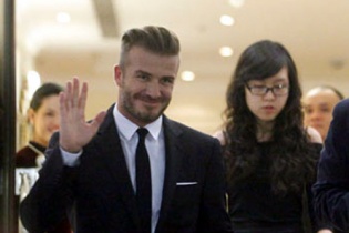 Hình ảnh David Beckham bảnh bao ở Hà Nội