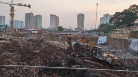 Cận cảnh tiến độ dự án "chưa xong móng đã mở bán Home City"