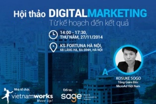 Hội thảo "Digital Marketing - Từ kế hoạch tới kết quả"