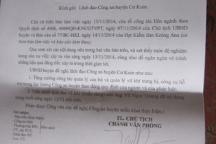 Đề nghị tịch thu súng của Thiếu tá công an đe dọa đoàn công tác liên ngành